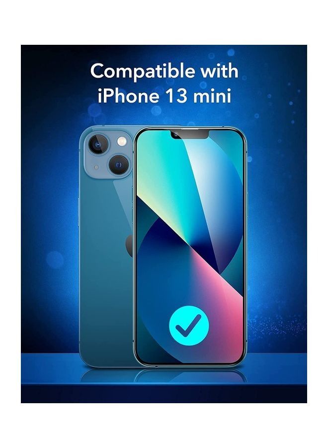 shAyzee Tempered Glass Screen Protector For iPhone 13 Mini Clear - Image 2