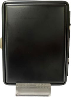 Silvio Monetti Metal Cigarette Case Black 109232  - Image 4