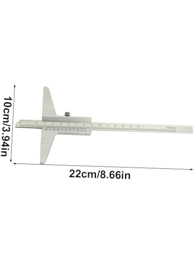 Silver Vernier Caliper 0 150mm High Accuracy Aluminum Alloy Measuring Tool for Jewelry Making Electronics DIY - Image 3