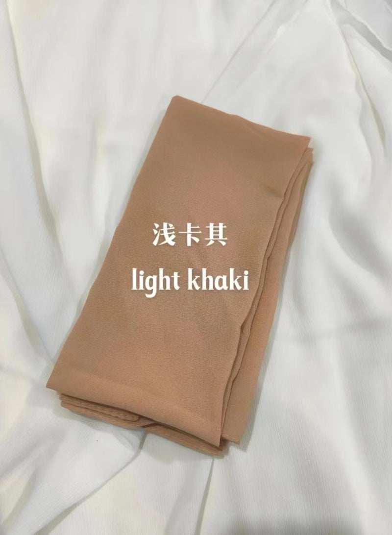 hijab/Simple prayer headscarf for women/Chiffon scarfBreathable cool scarf/ 