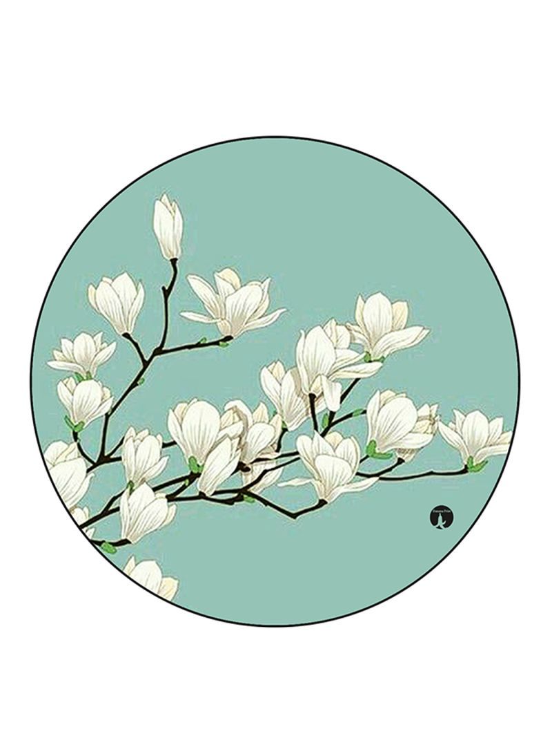 Flowers Printed Mouse Pad Multicolour