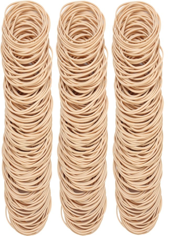 YOUOWO Rubber Bands Size #19 Beige 300pcs Elastic Rubber Bands for Office Supplies - Image 4