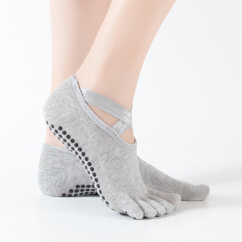 Yoga Ballet Toe Socks Light gray  - Image 1