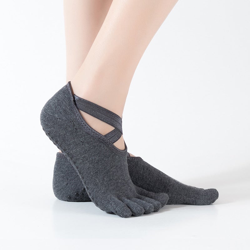Yoga Ballet Toe Socks Light gray  - Image 2
