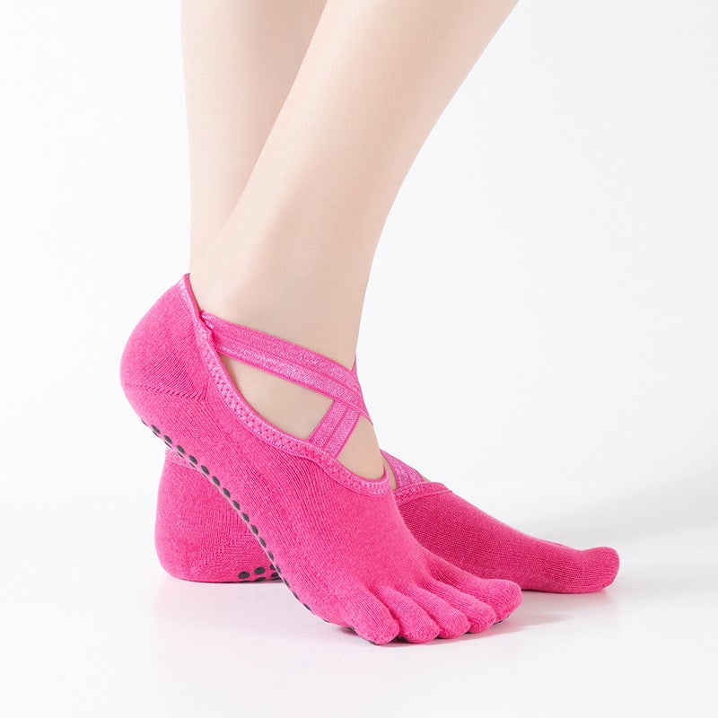 Yoga Ballet Toe Socks Light gray  - Image 4