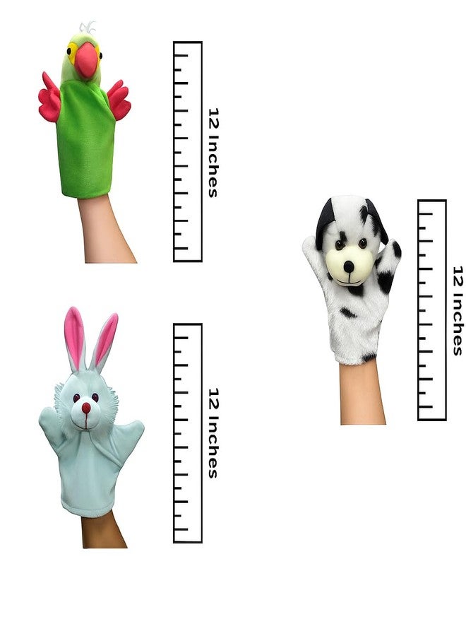 VARUSH 25 Pcs Wild Animals & Birds Hand Puppets Soft Plush Finger Puppets for Kids Educational Storytelling Play Toys Preschool & Classroom Learning Toy Birthday & Return Gift for Kids - Image 2