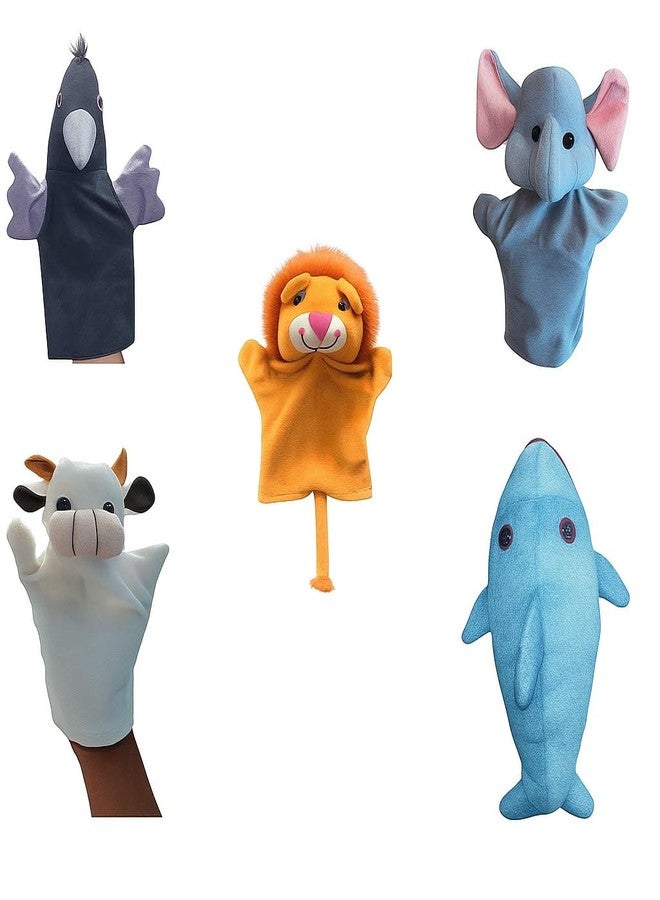 VARUSH 25 Pcs Wild Animals & Birds Hand Puppets Soft Plush Finger Puppets for Kids Educational Storytelling Play Toys Preschool & Classroom Learning Toy Birthday & Return Gift for Kids - Image 3
