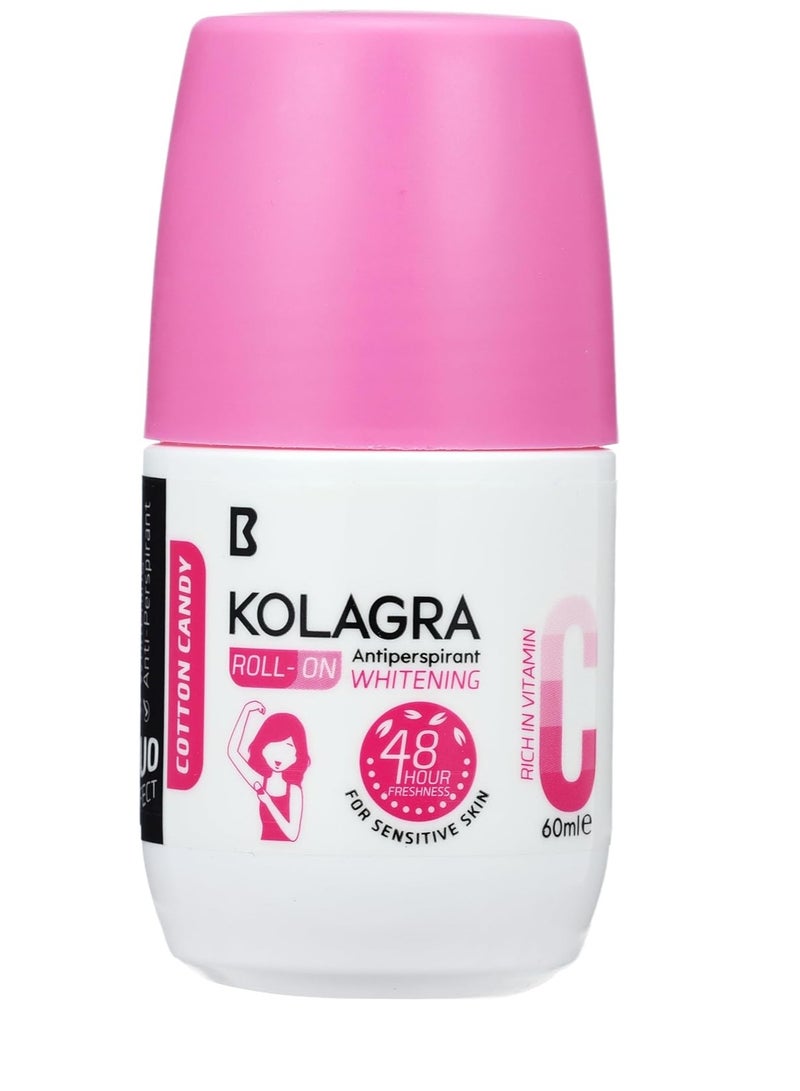 KOLAGRA whitening Roll on Cotton Candy 60 ml - Image 1