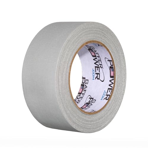 Gaffer Power Real Professional Grade Grey Gaffer Tape, Made in The USA, Heavy Duty Gaffers Tape, Non-Reflective, Multipurpose. 2 Inches x 30 Yards. - Image 1
