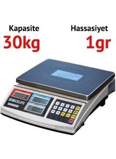 Jcs-A Digital Counting Scale - Accuracy: 1 Gr. Max: 30 Kg.