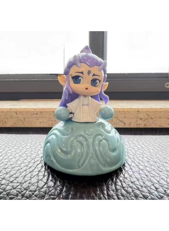 null - Nezha 2 Devil Boy Naohai Series Hand-made Blind Box Animation Ornaments Genuine Authorized Movie Surrounding-Color:Nezha: The Devil Boy Haohai Candy House Series Blind Box-Specification:Nezha Model A (open Box To Confirm Model) - Image 1