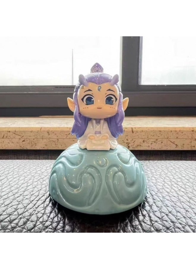 null - Nezha 2 Devil Boy Naohai Series Hand-made Blind Box Animation Ornaments Genuine Authorized Movie Surrounding-Color:Nezha: The Devil Boy Haohai Candy House Series Blind Box-Specification:Nezha Model A (open Box To Confirm Model) - Image 1