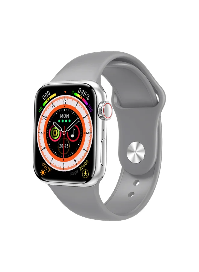 KENNETH SCOTT Kenneth Scott Unisex 's Black Dial Smart watch - KS-8PROMAX-GREY