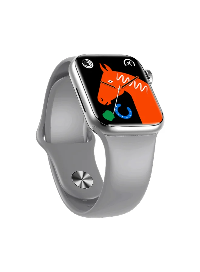 KENNETH SCOTT Kenneth Scott Unisex 's Black Dial Smart watch - KS-8PROMAX-GREY