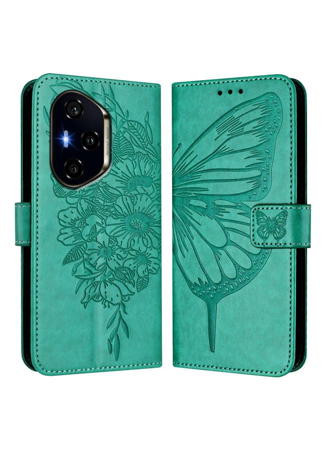 The Bros Phone Case For Honor 400 Embossed Butterfly Leather Phone Phone Case - Image 2