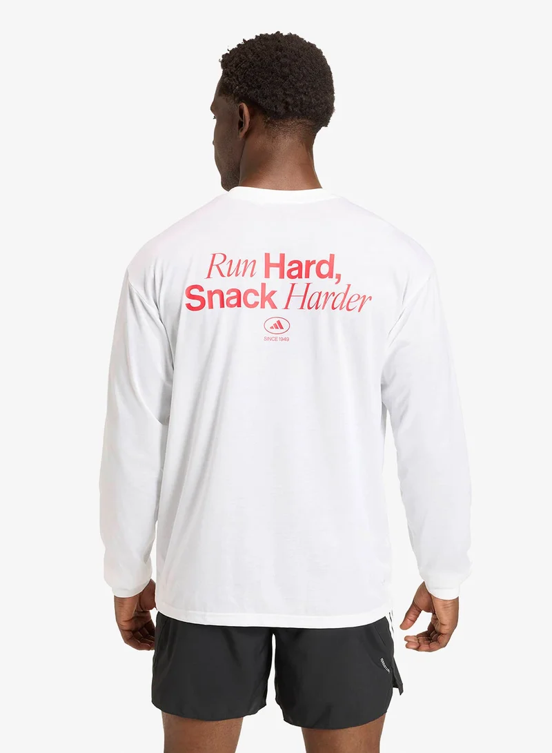 Adidas  Run Hard Graphic Sweatshirt for Men | Best Price UAE