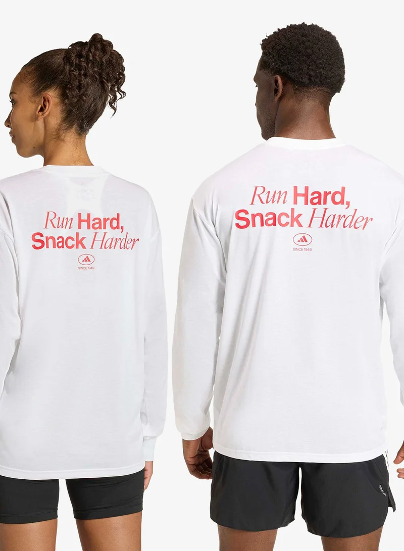 Adidas Run Hard Graphic Sweatshirt