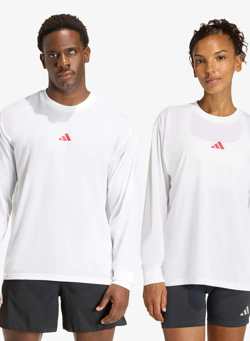 Adidas Run Hard Graphic Sweatshirt