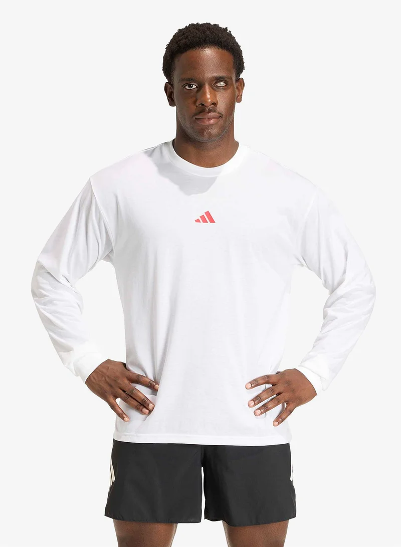 Adidas Run Hard Graphic Sweatshirt