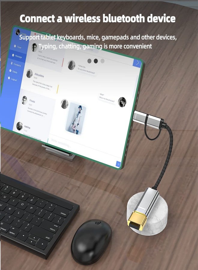 Zoyuzan USB to Lightning Adapter OTG Cable USB-A Female Type C Male 3.0 Converter Thunderbolt Port Cord Apple IPhone15 Pro Max ipad 10?Air4/5?Mini6?Pro 12.9 MacBook compatible - Image 4