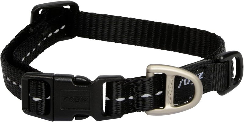 Rogz Utility Reflective Stitching Dog Collar in Pink - Image 3