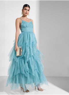 True Decadence Fur Strap Detail Dress  - Image 4