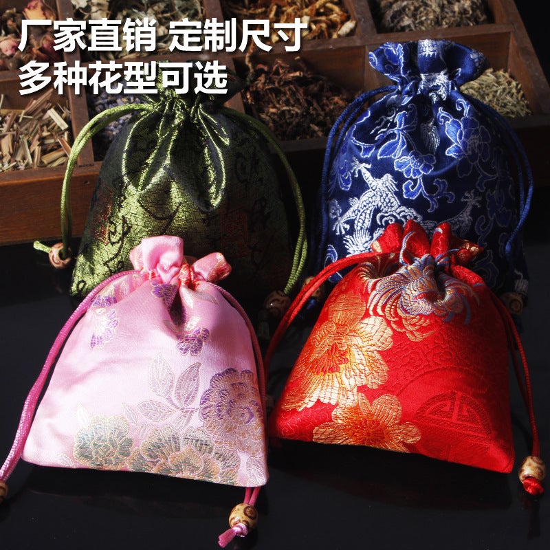 Osmanthus Sachet Sachet Pendant Antique Chinese Brocade High-Grade Sachet Empty Bag Bag Bag 11*14 - Image 4