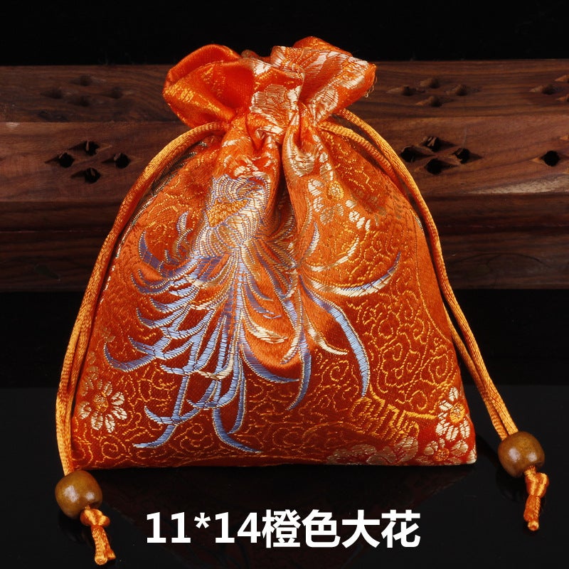 Osmanthus Sachet Sachet Pendant Antique Chinese Brocade High-Grade Sachet Empty Bag Bag Bag 11*14 - Image 1