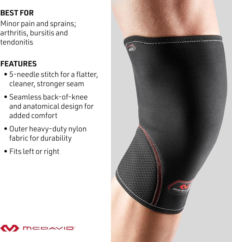 McDavid Knee Compression Sleeve - Neoprene Support - Image 4