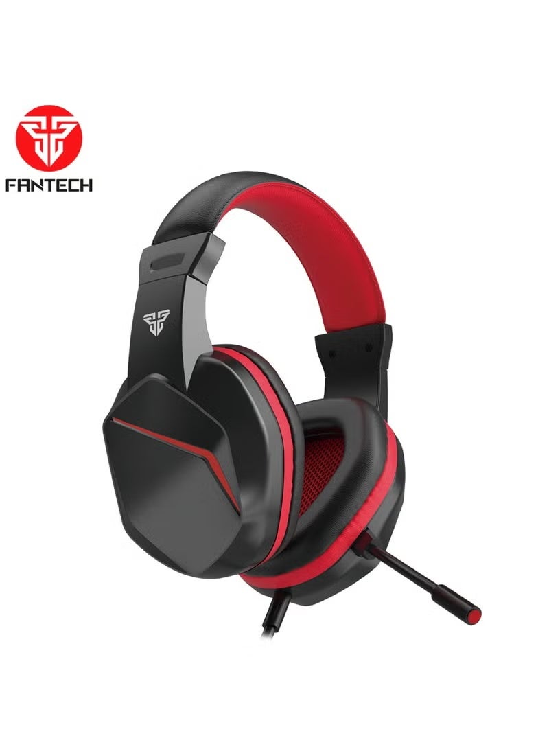 FANTECH Wired Gaming Headset Over-Ear Headphones with Noise Cancelling Microphone for PS4/PS5/Xbox/PC - Image 1