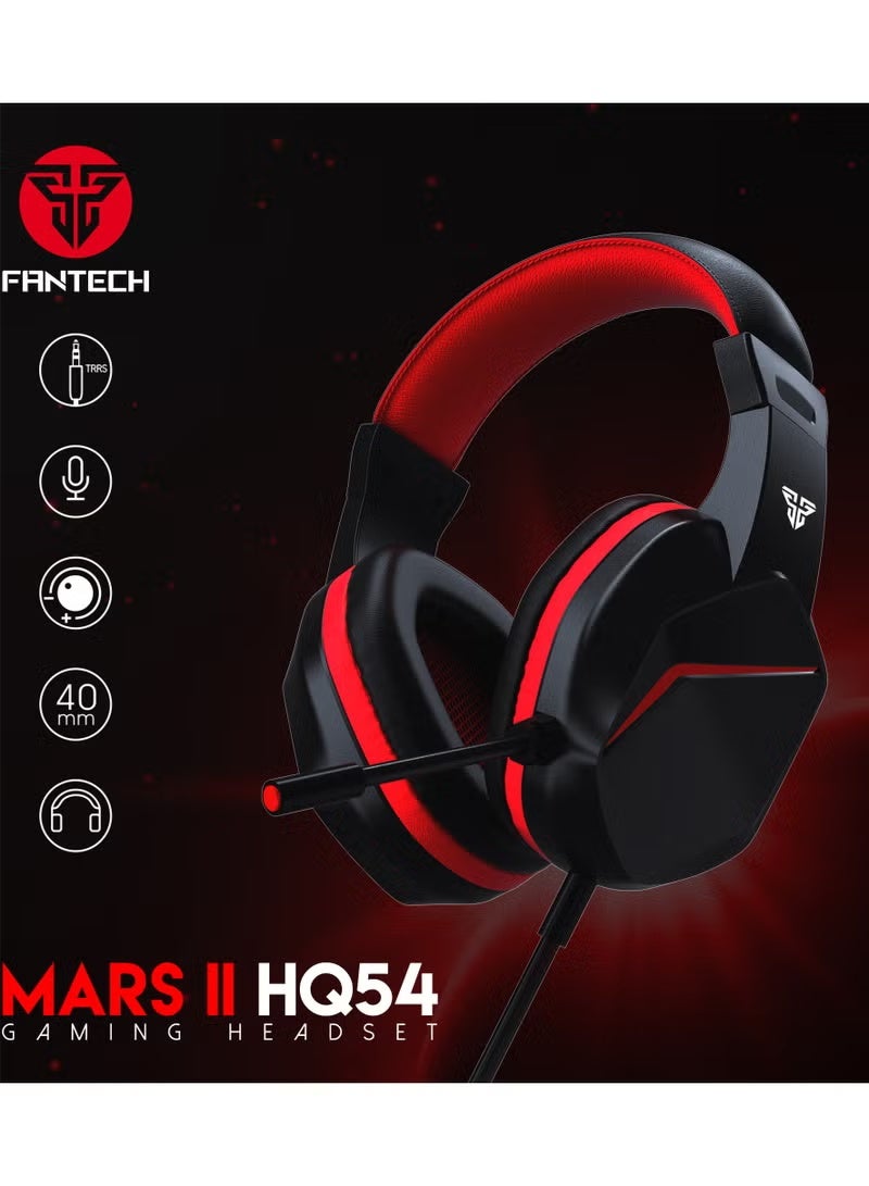 FANTECH Wired Gaming Headset Over-Ear Headphones with Noise Cancelling Microphone for PS4/PS5/Xbox/PC - Image 3