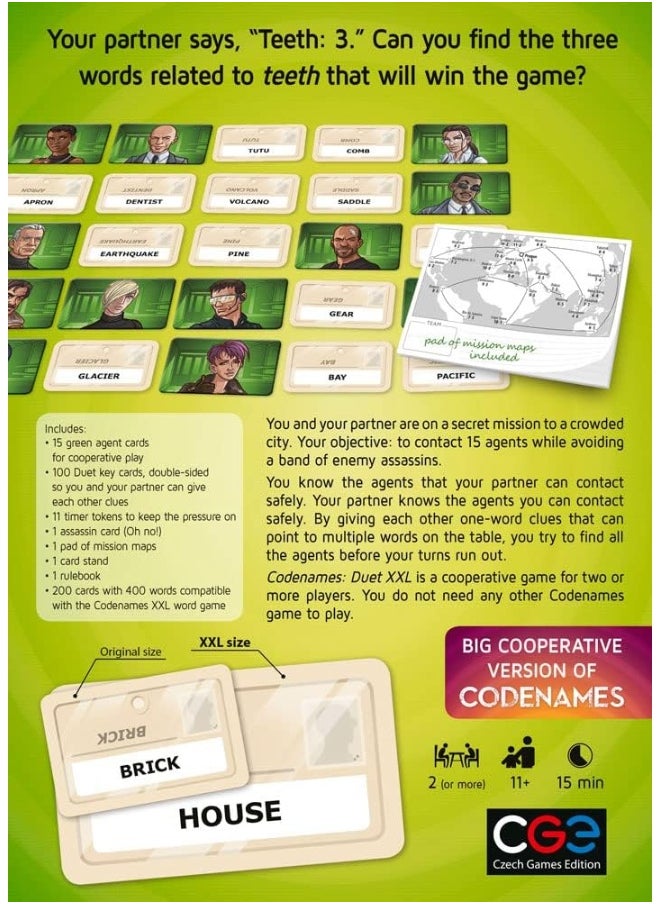 Czech Games Codenames: Duet Xxl  - Image 5