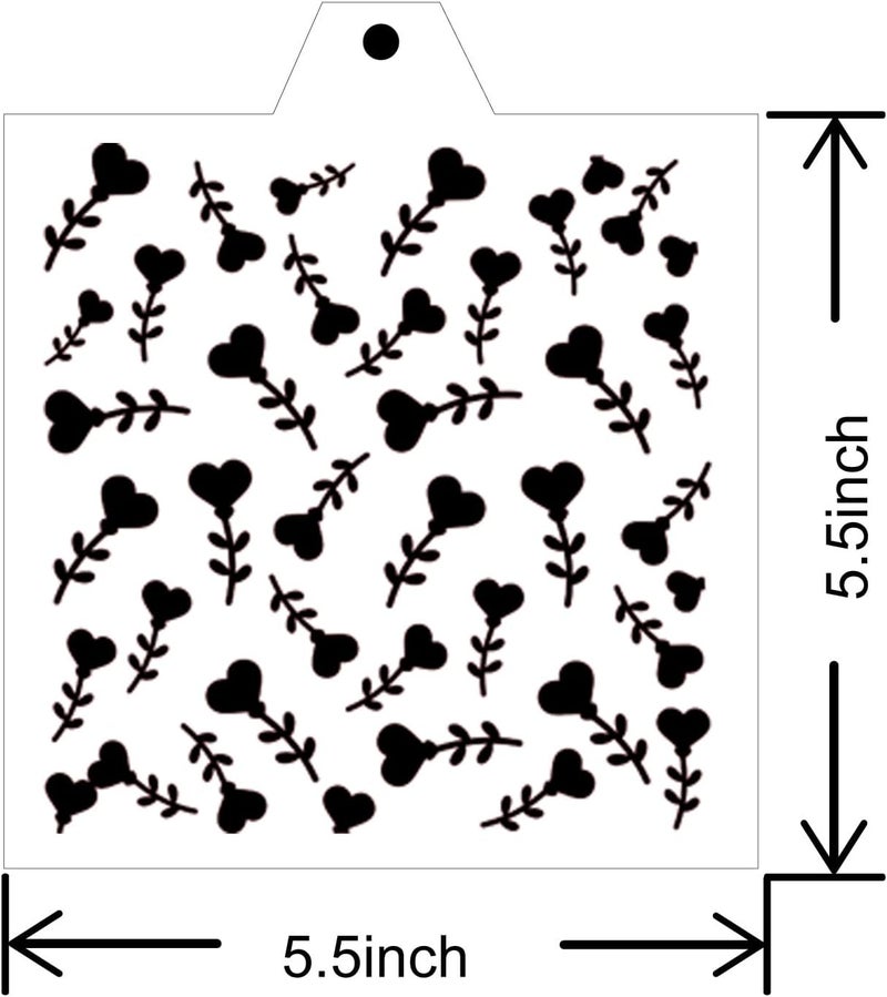 NEGEMEL Stencil Genie 16 Pcs 5.5x5.5in Cookie Stencils for Royal Icing, Airbrush & Sugar Cookies - Image 2