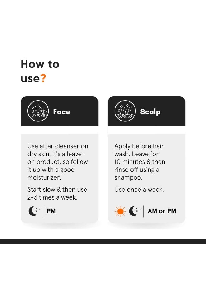 Minimalist 8% Glycolic Acid Toner For Glowing Skin | Multi-functional Exfoliating Toner With Bamboo Water for Body, Face, Underarms & Scalp | For Women & Men | 150 ml - Image 5