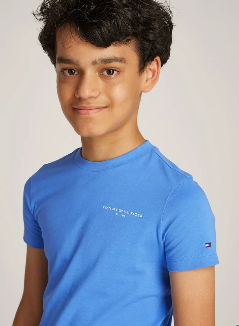 Tommy Hilfiger Blue Spell Regular Fit Short Sleeve T-Shirt  | Best Price UAE