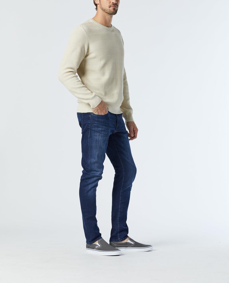 Mavi Jake Men's Regular Rise Slim Leg Jeans, Slim Fit Jeans for Men, Dark Tonal Nashville, Dark Blue Men's Jeans, 36 x 30 - Image 2