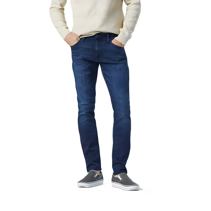 Mavi Jake Men's Regular Rise Slim Leg Jeans, Slim Fit Jeans for Men, Dark Tonal Nashville, Dark Blue Men's Jeans, 36 x 30 - Image 1