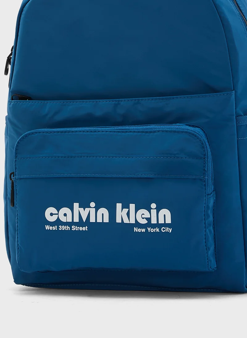 Calvin Klein Jeans Graphic Top Handle Backpack