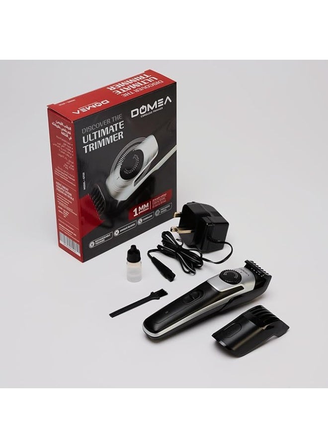 DOMEA Rechargeable Cordless Trimmer for Men (GT131) | Stainless Steel Blades, 20 Length Settings, Precision Hair & Beard Styling - Image 4