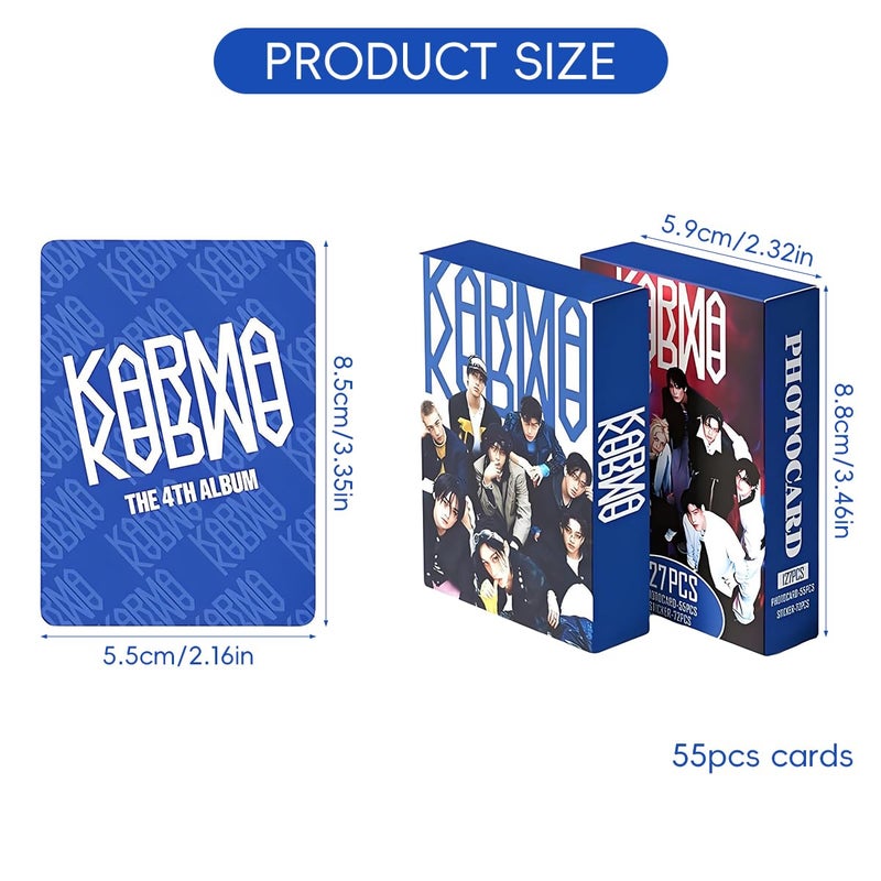 Fancyku ® 127Pcs Stray Kids Star Cards Collectible Photocards, Fashion HD K-Pop Idol Photo Portraits Cards Set, Gift for Fans & Collectors - Image 2