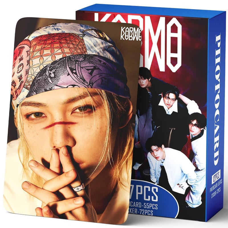 Fancyku ® 127Pcs Stray Kids Star Cards Collectible Photocards, Fashion HD K-Pop Idol Photo Portraits Cards Set, Gift for Fans & Collectors - Image 1