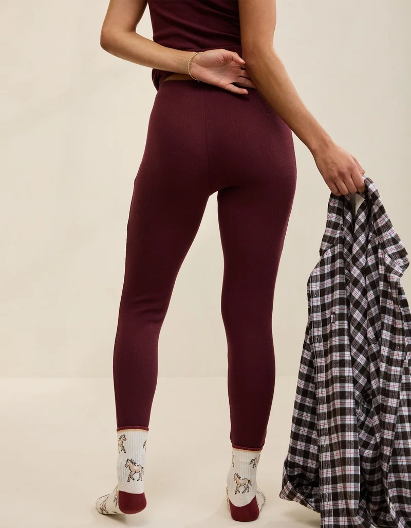 Aerie OVERSLEPT by Aerie Pointelle Legging