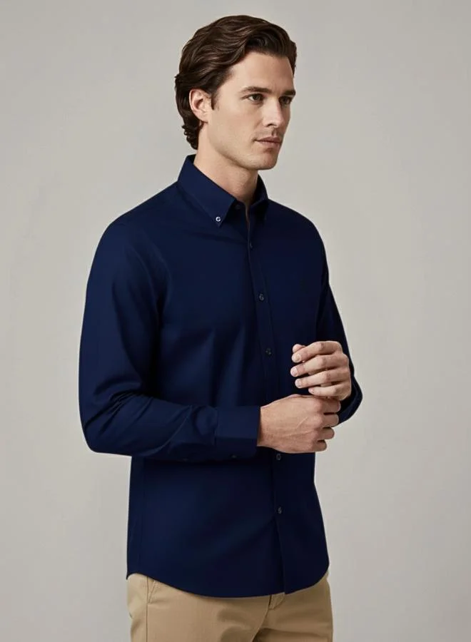 Just Nature Oxford Slim Fit shirt