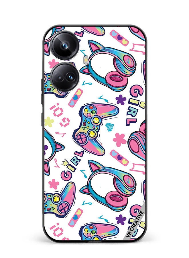 VR CREATIVE Protective Case Cover For Realme 10 Pro Plus Gaming For Girls Design Multicolour - Image 1