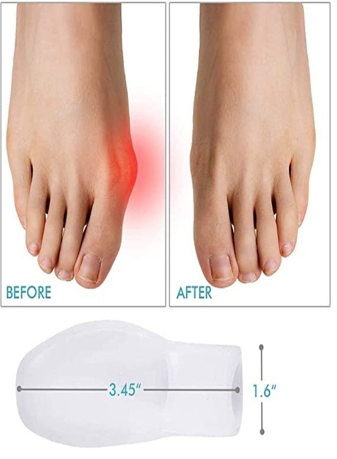BANCROFT Gel Bunion Guard Two Finger Toe Separator Hallux Valgus - Cracked Toes Pressure Corrector Straighten toe structure - Image 2