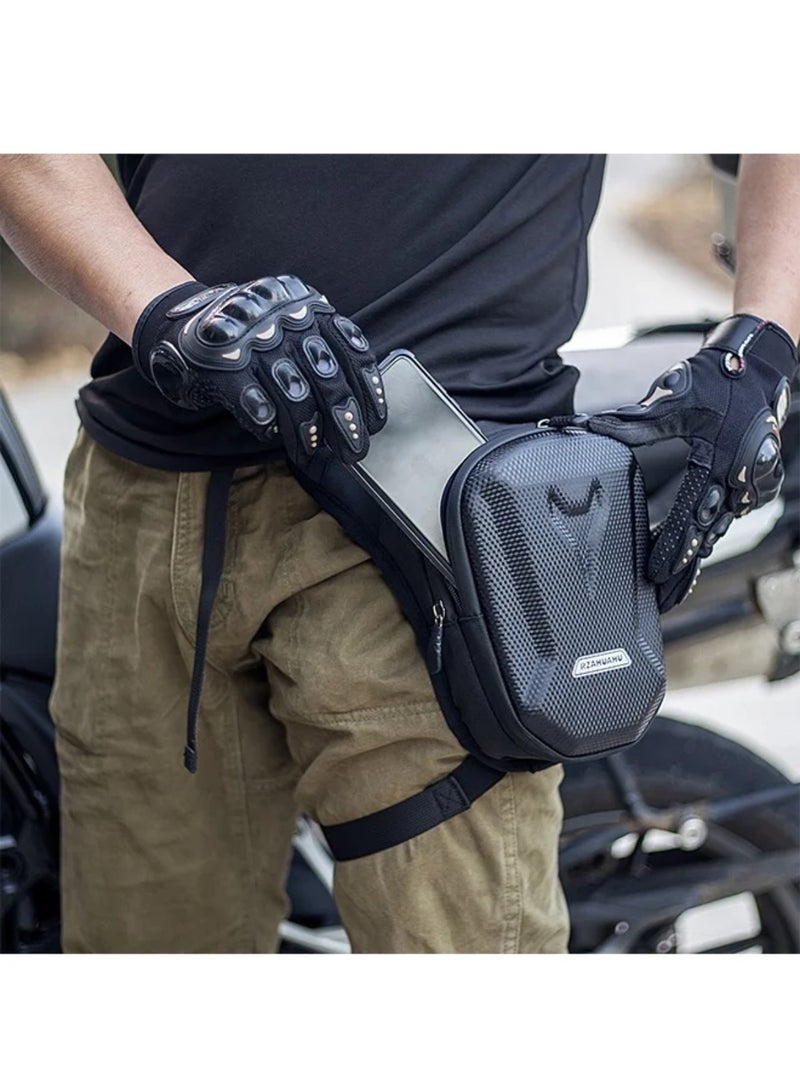 Motorcycle Waist Pack Drop Leg Bags Men Women Bike Riding Cycling Tactical Thigh Pouch Phone Storage Hip Bag Motorcycle Accessories Kit Available Waterproof Waist bag Mountaineering Waist Bag - Image 4