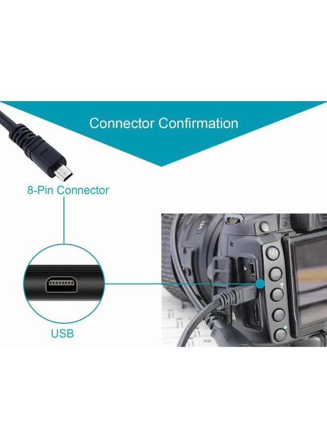 MaxLLTo ™ USB PC Camera Data Transfer Cable Lead for Nikon Coolpix L310 L330 L29 Camera  - Image 3