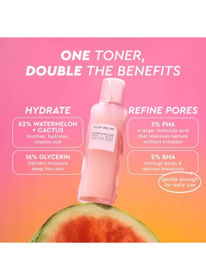 GLOW RECIPE تونر بورايت وايت ميلون جلو PHA + BHA، 40 مل - Image 3
