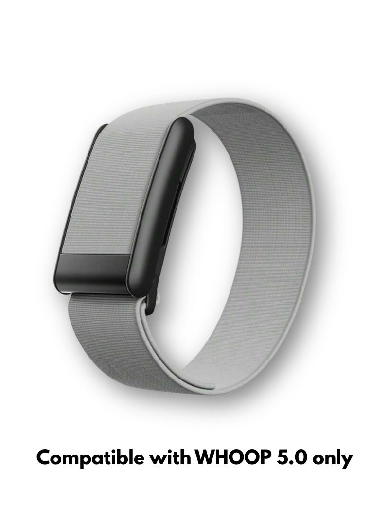 سوار بديل فاخر من نسيج SuperKnit الرياضي متوافق مع ووب 5.0 فقط حزام أداء مميز مصنوع من مواد قابلة للتنفس متين وقابل للتعديل يوفر ثباتًا آمنًا ومثالي للتدريب اليومي والتمارين الرياضية ونمط الحياة النشط - Image 1