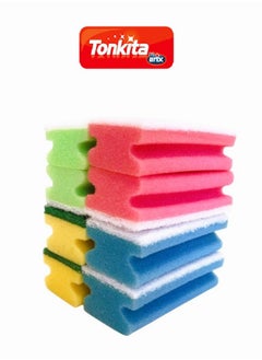 arix Arix Tonkita Professional 8pc XXL Sponge- Non-Scratch Cleaning for Delicate Surfaces 